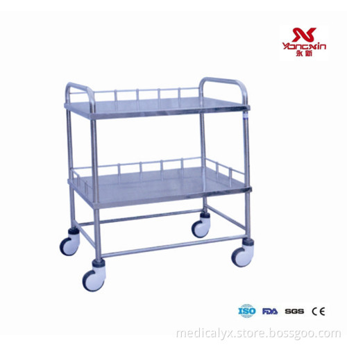 Stainless Steel Medical Trolley (YXZ-014)